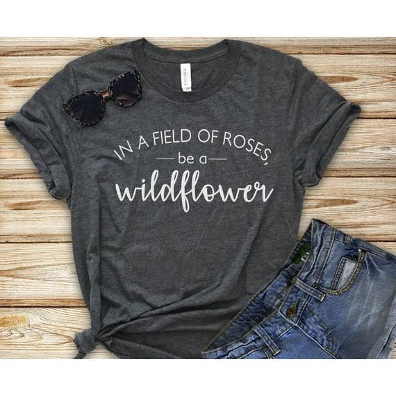 In A Field Of Roses T-Shirt - BFF Here